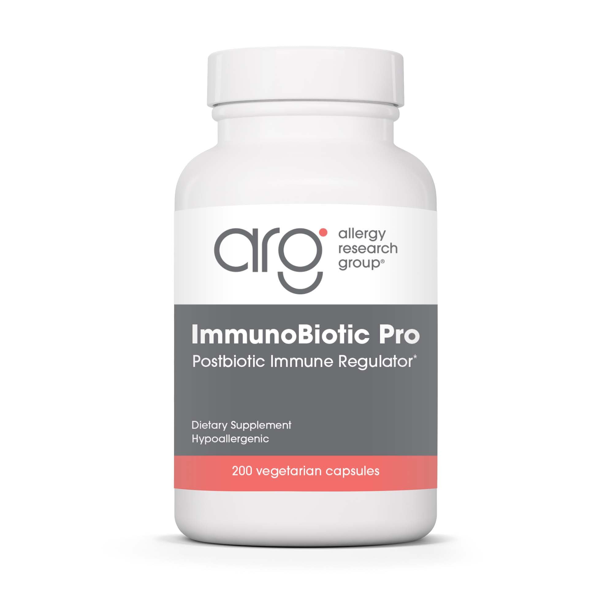 Allergy Research Group ImmunoBiotic Pro – bouteille, soutien immunitaire potentiel au quotidien.