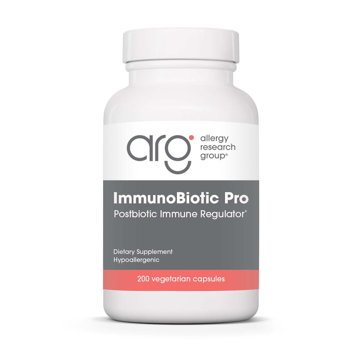 Allergy Research Group ImmunoBiotic Pro – bouteille, soutien immunitaire potentiel au quotidien.