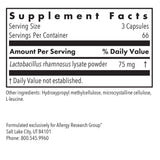Allergy Research Group ImmunoBiotic Pro – capsules faciles à avaler pour une routine régulière.