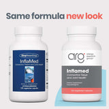 InflaMed – capsules visibles pour dosage quotidien et soutien potentiel.