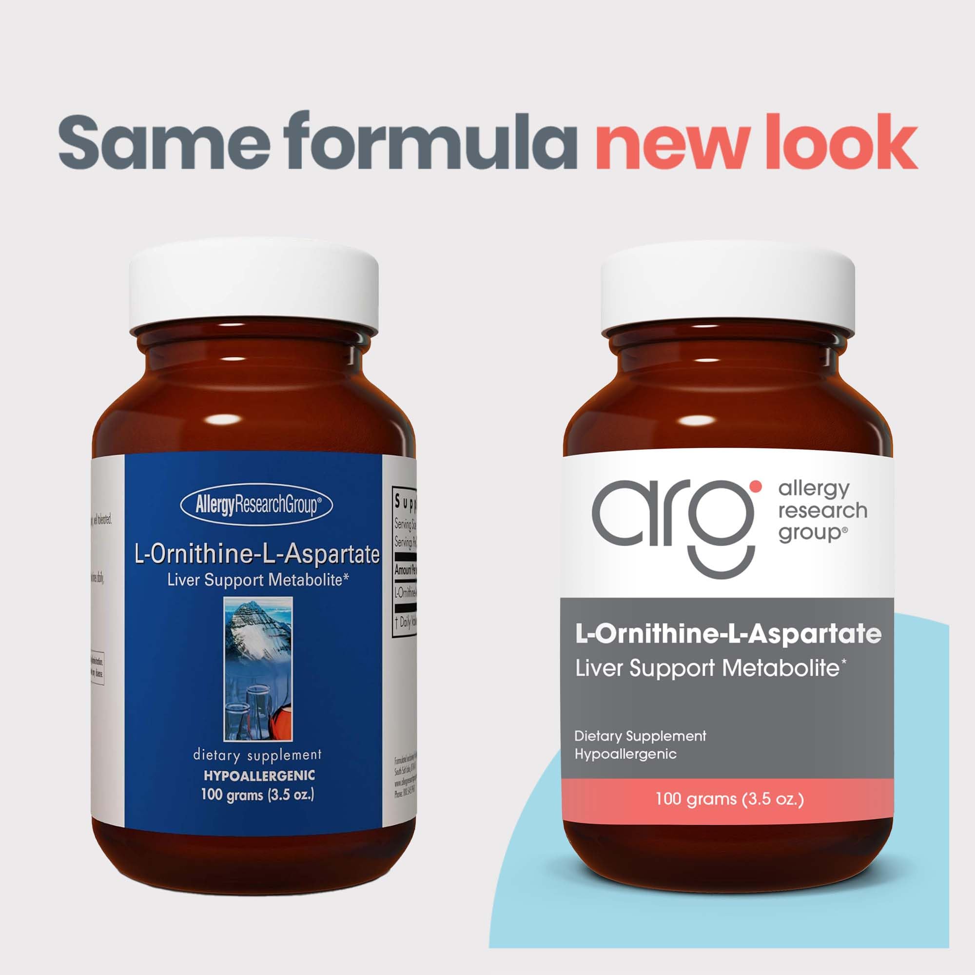 Allergy Research Group L-Ornithine-L-Aspartate poudre - doseuse incluse pour mesures précises