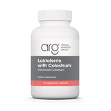 Laktoferrine Allergy Research Group — bouteille avec capsules végétales et soutien potentiel immunitaire