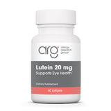 ARG Lutein: bouteille 20 mg soutient la santé visuelle au quotidien