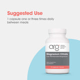 Allergy Research Group Magnesium Citrate – utilisation quotidienne pour soutenir le métabolisme