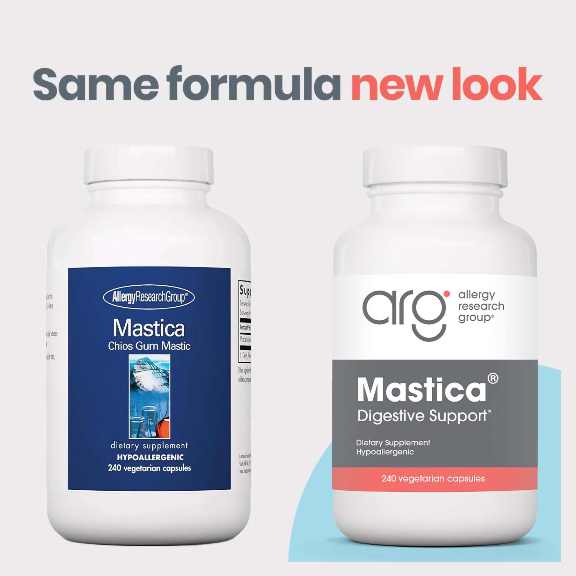Allergy Research Group Mastica : poudre de résine mastic prête à l'utilisation pour le bien-être intestinal.