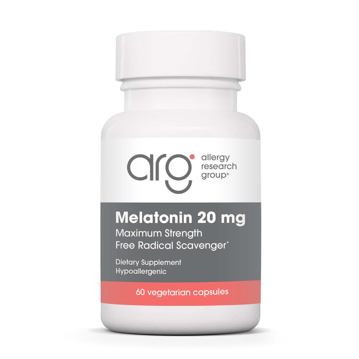 Allergy Research Group Mélatonine - flacon 20 mg favorisant le sommeil
