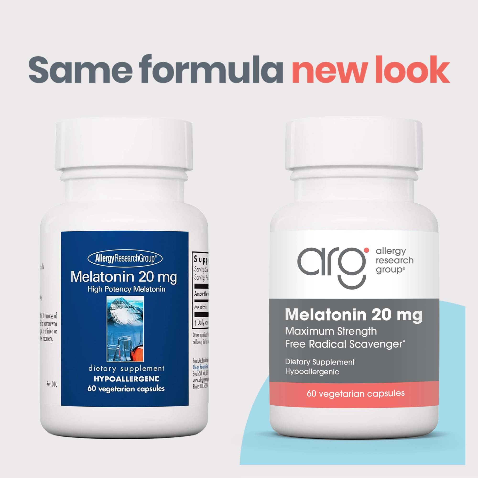 Allergy Research Group Mélatonine - comprimé 20 mg, format pratique