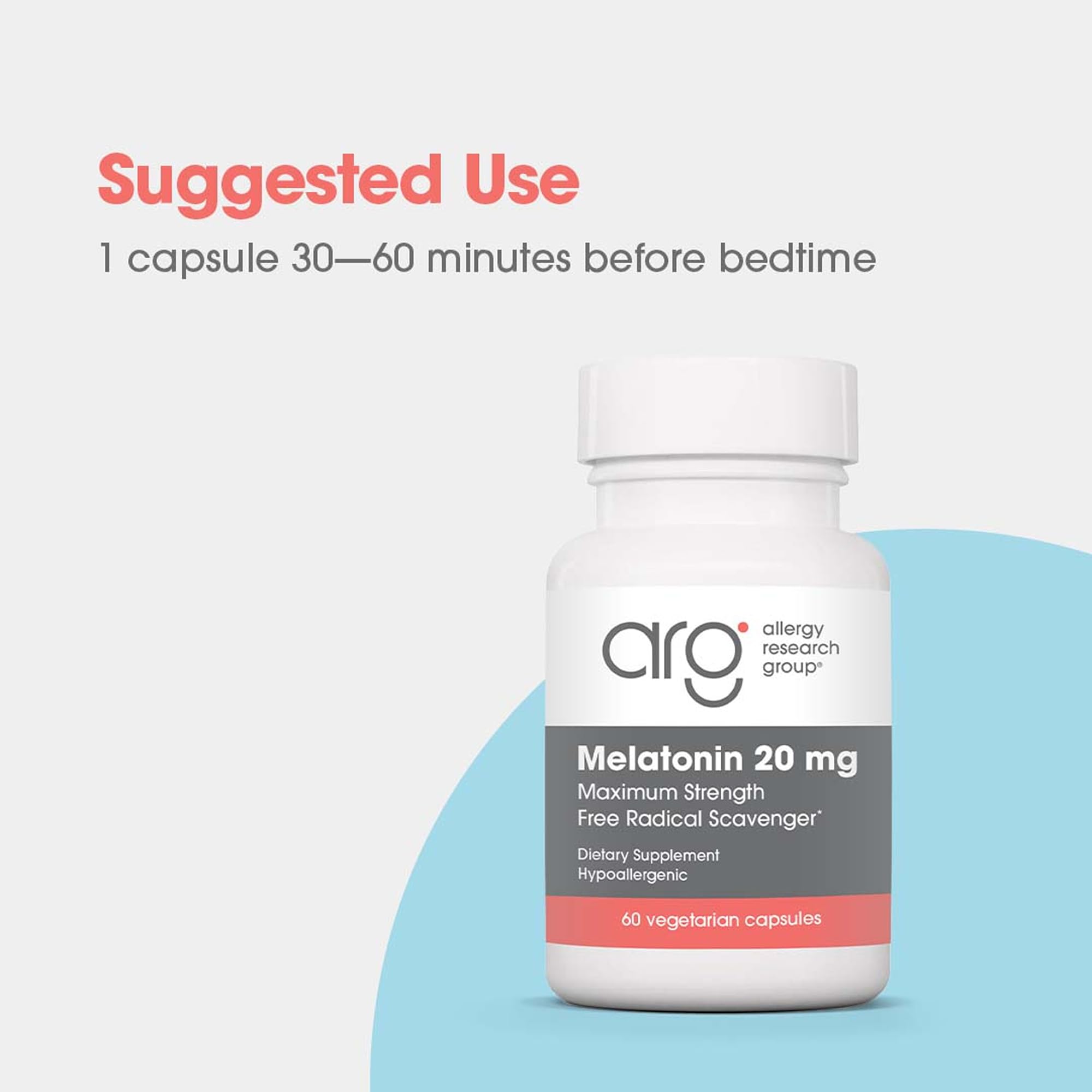Allergy Research Group Mélatonine - matrice lipidique stabilisée pour absorption accrue