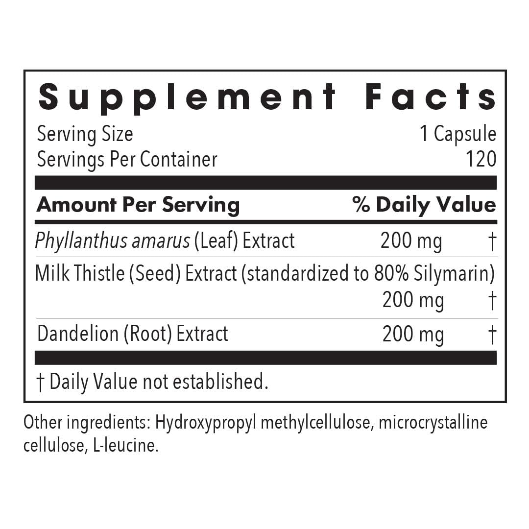 Allergy Research Group Milk Thistle Plus – capsules faciles à avaler, polyvalentes pour la détoxication quotidienne