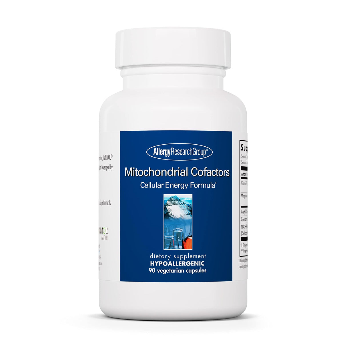 Allergy Research Group cofactors mitochondriaux, bouteille: soutien énergétique cellulaire au quotidien.