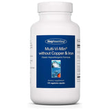 Allergy Research Group Multi-Vi-Min: bouteille de capsules végétariennes hypoallégerniques pour soutien quotidien.