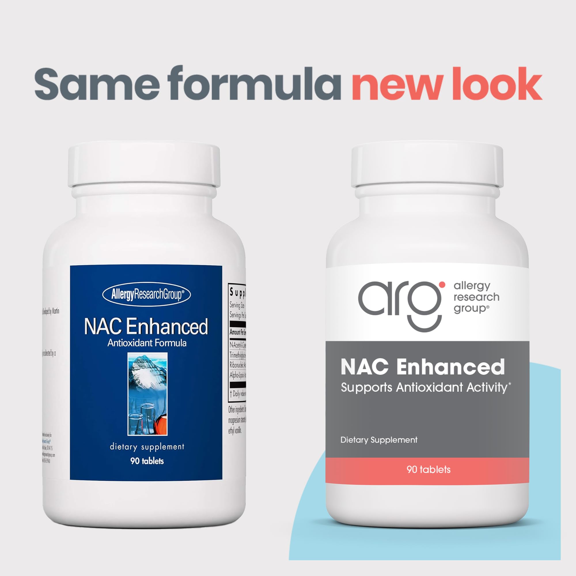 Allergy Research Group NAC Avancé – comprimés indiquant le précurseur du glutathion.