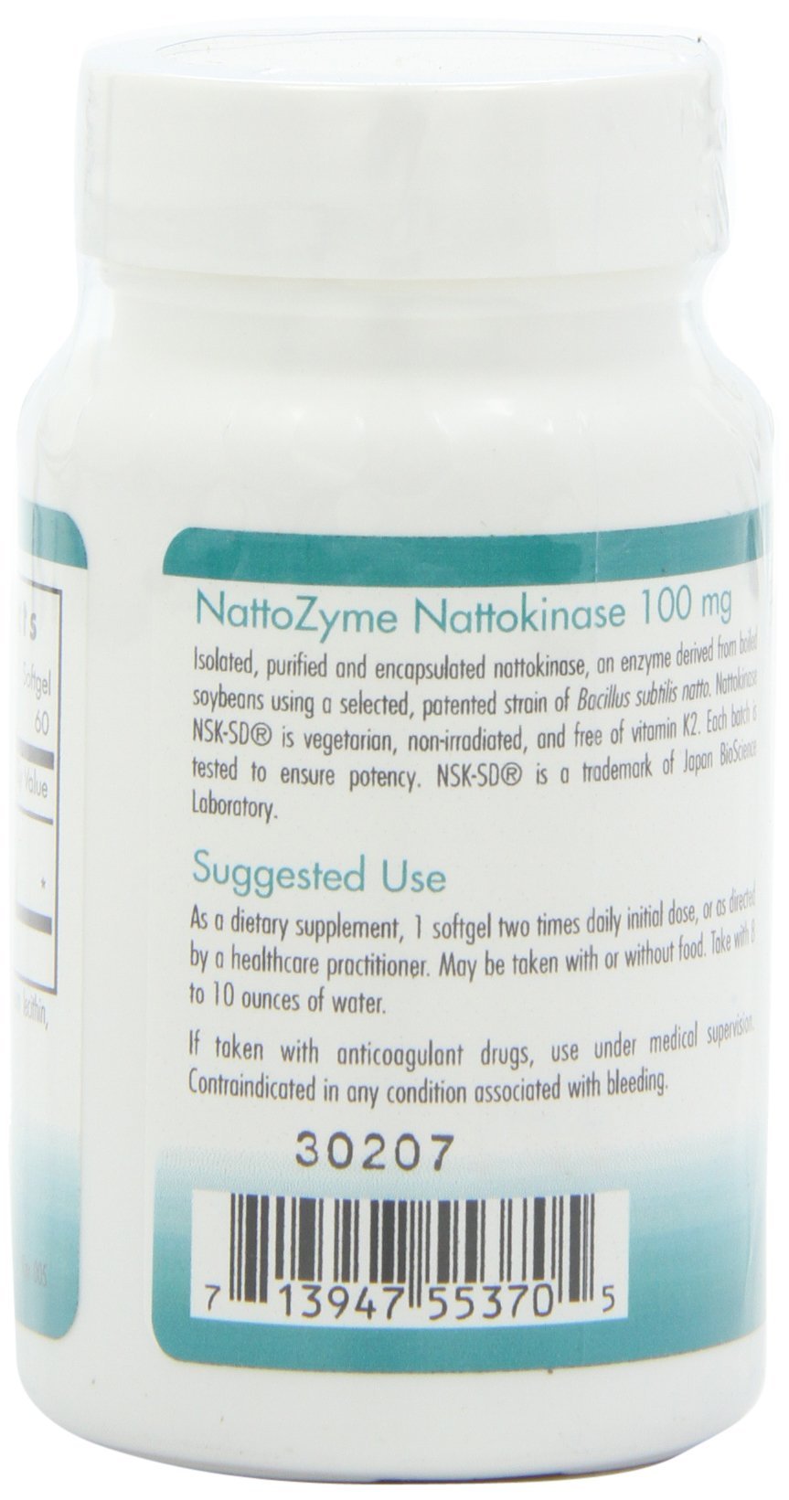 Allergy Research Group NattoZyme 100 mg - Illustration capsule, prise aisée dans la routine.