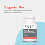 Allergy Research Group Nrf2 Renew - tableau des composants et bénéfices potentiels