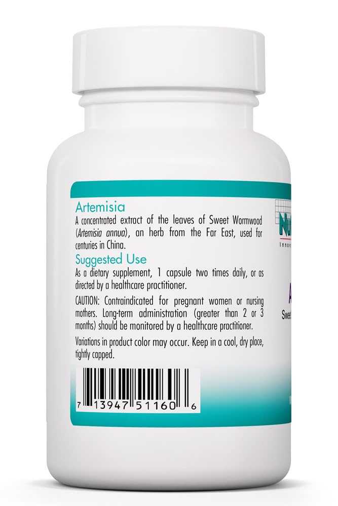 Étiquette et emballage Nutricology Artemisia Annua, informations claires pour choisir