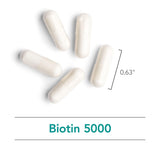 Biotine 5000 – soutien du métabolisme des graisses et des sucres