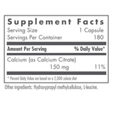 Nutricology Calcium Citrate Allergy Research Group – capsules végétariennes, absorption efficace.