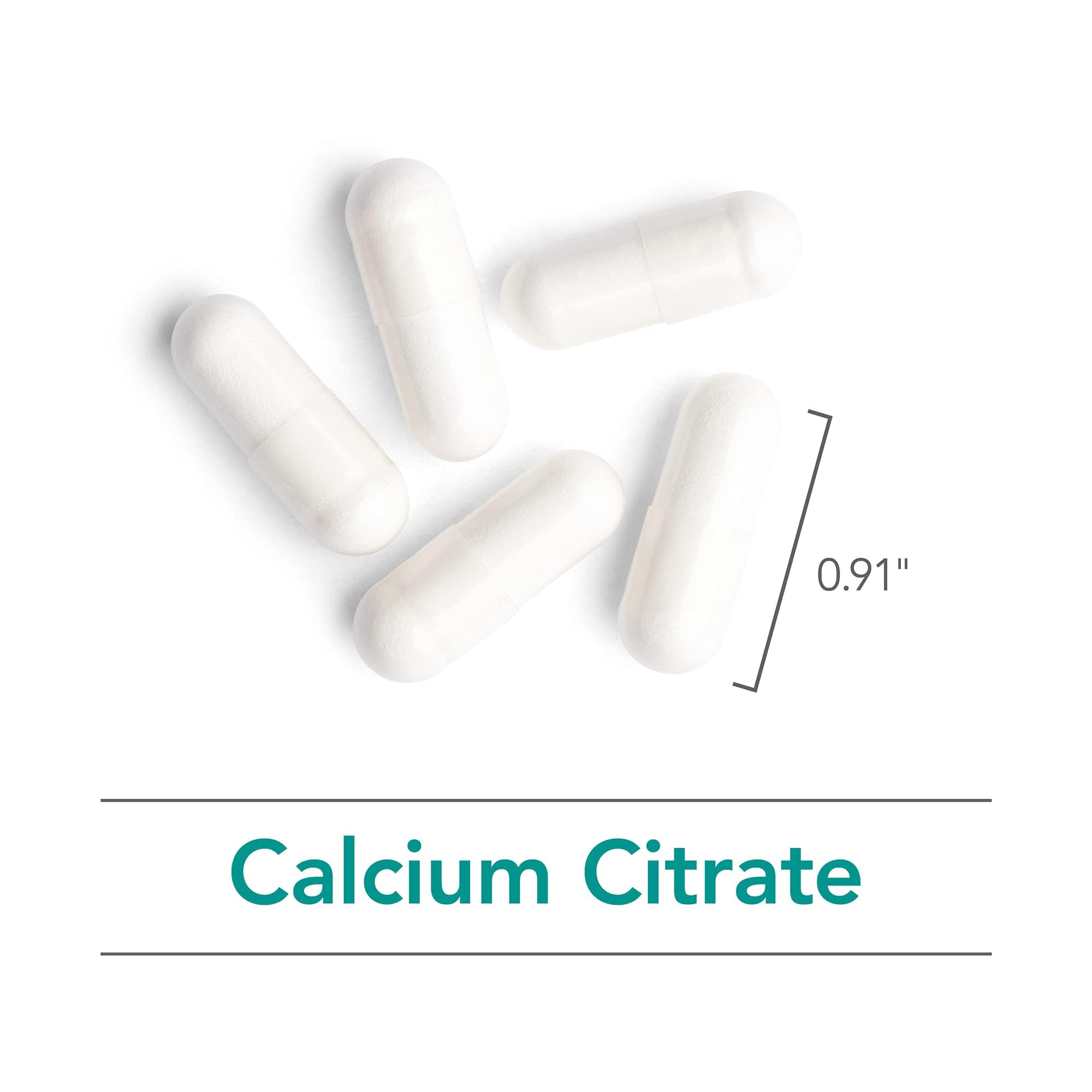 Nutricology Calcium Citrate Allergy Research Group – tableau-dosage, guide d’utilisation.