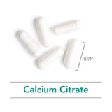 Nutricology Calcium Citrate Allergy Research Group – tableau-dosage, guide d’utilisation.