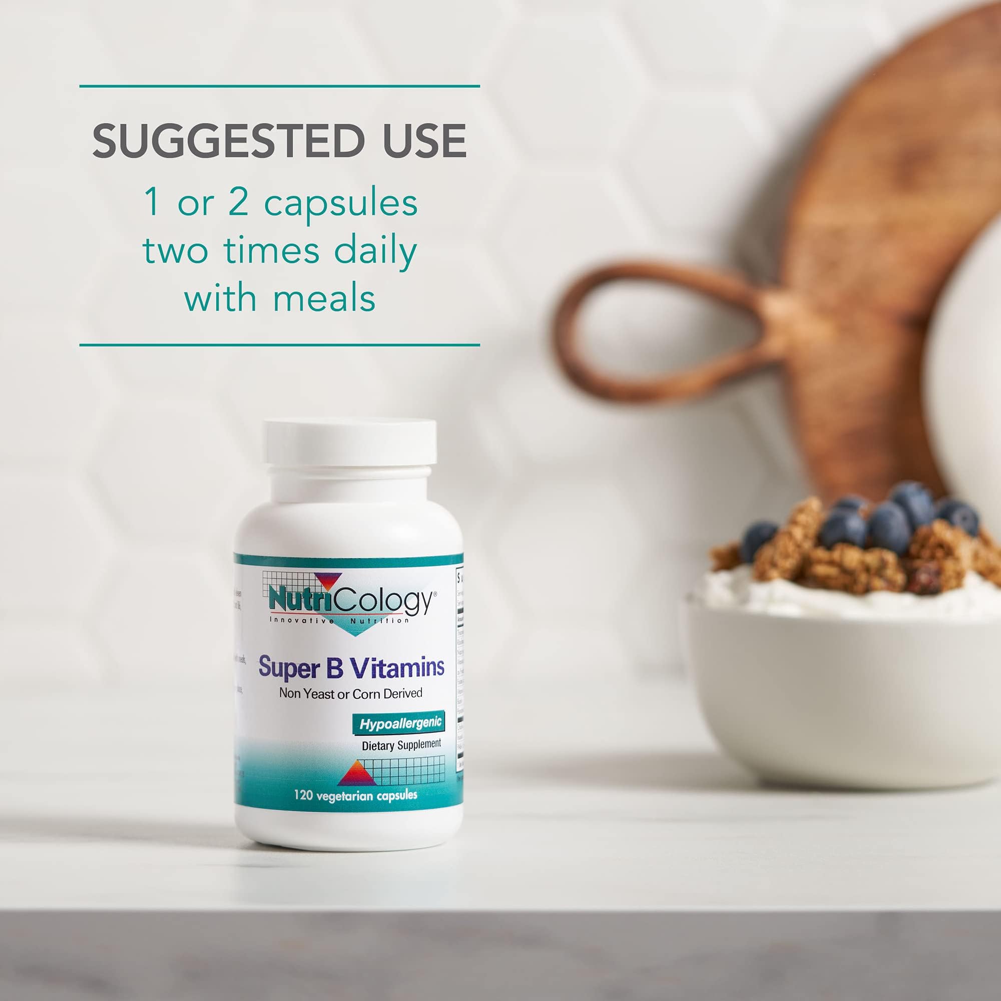Nutricology Emballage pratique et clair, informations essentielles sur le flacon.