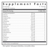 Capsules Nutricology Free Aminos faciles à avaler pour usage quotidien