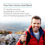 Schéma de dosage Nutricology Free Aminos pour une routine flexible