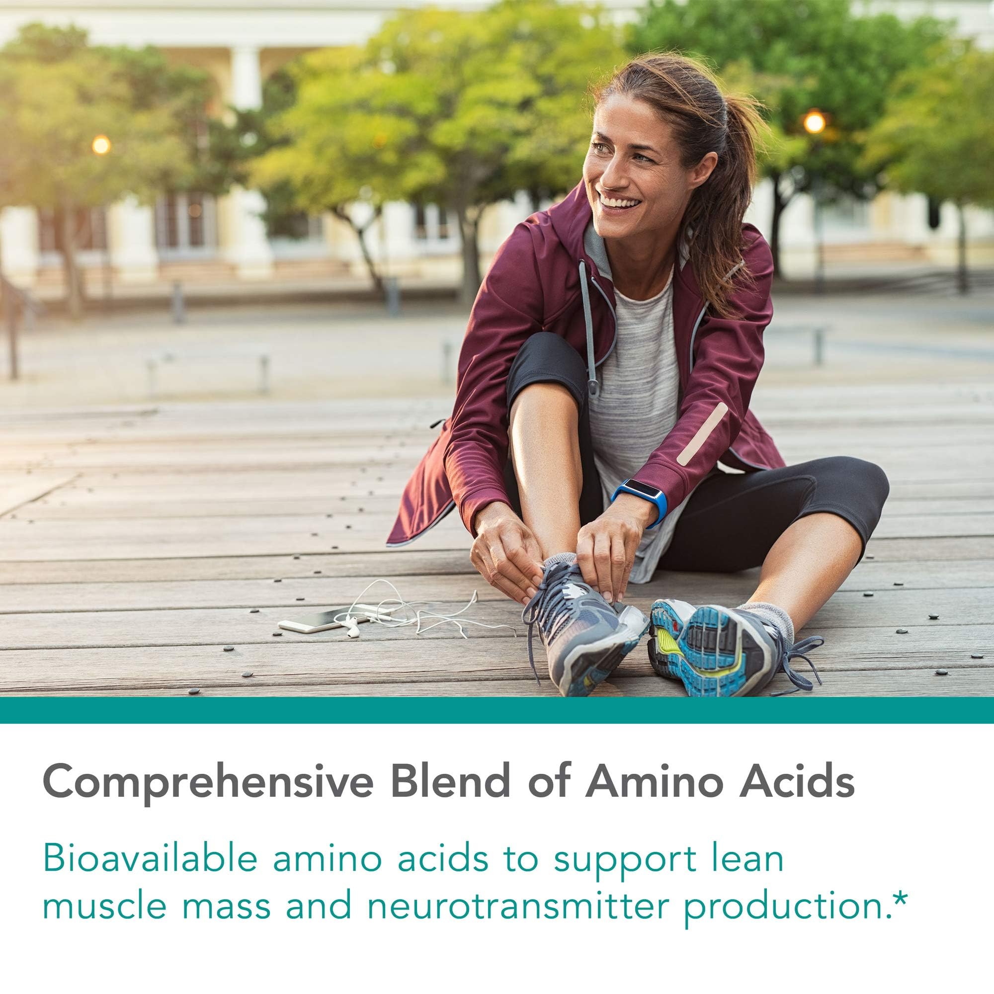 Étiquette Nutricology Free Aminos affichant les ingrédients et acides aminés