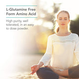 Nutricology L-Glutamine en poudre hypoallergénique, respectant les besoins sensibles.