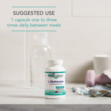 Nutricology L-Méthionine, gros plan sur les gélules à texture naturelle.