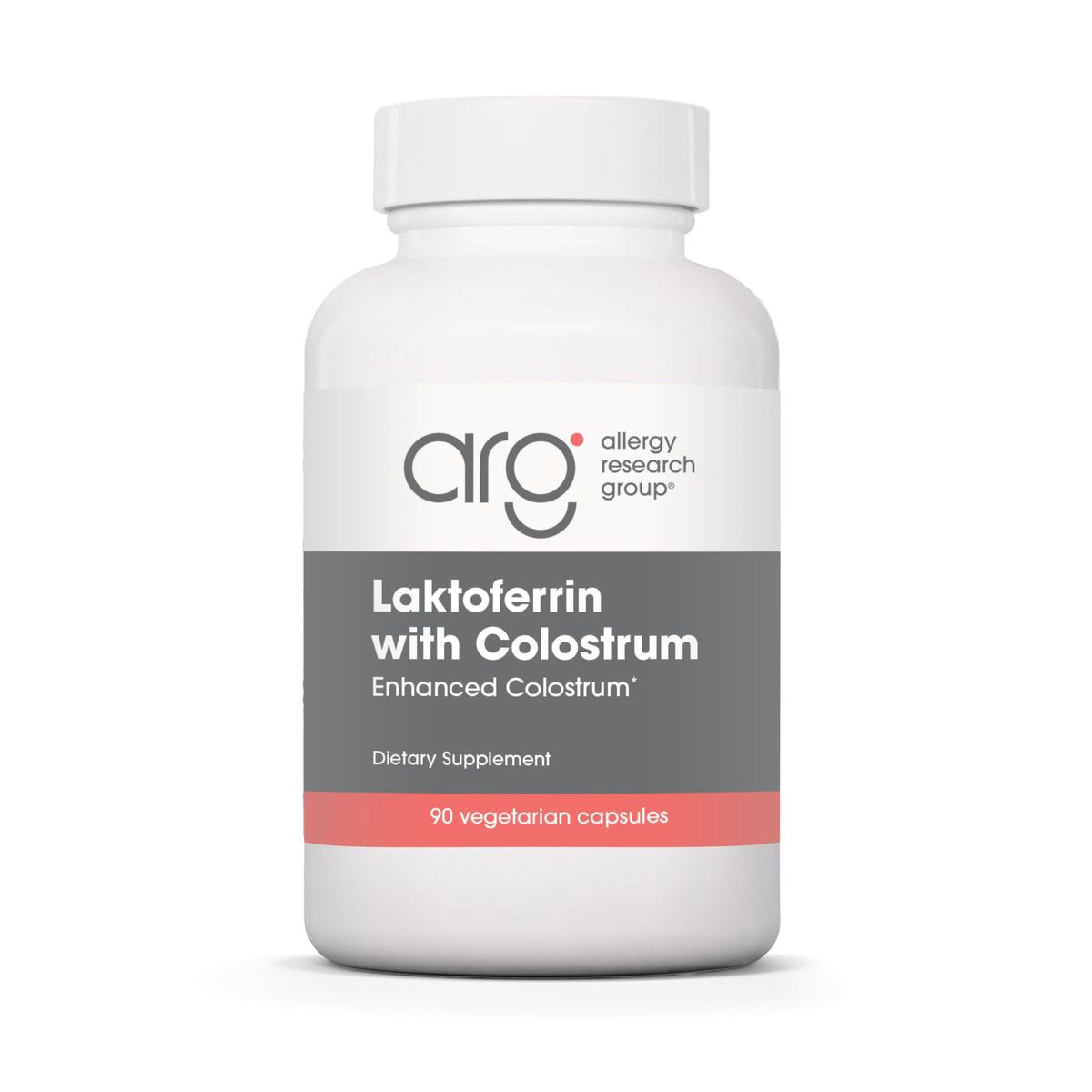 Allergy Research Group NutriCology: bouteille lactoferrine et colostrum pour soutenir les défenses naturelles