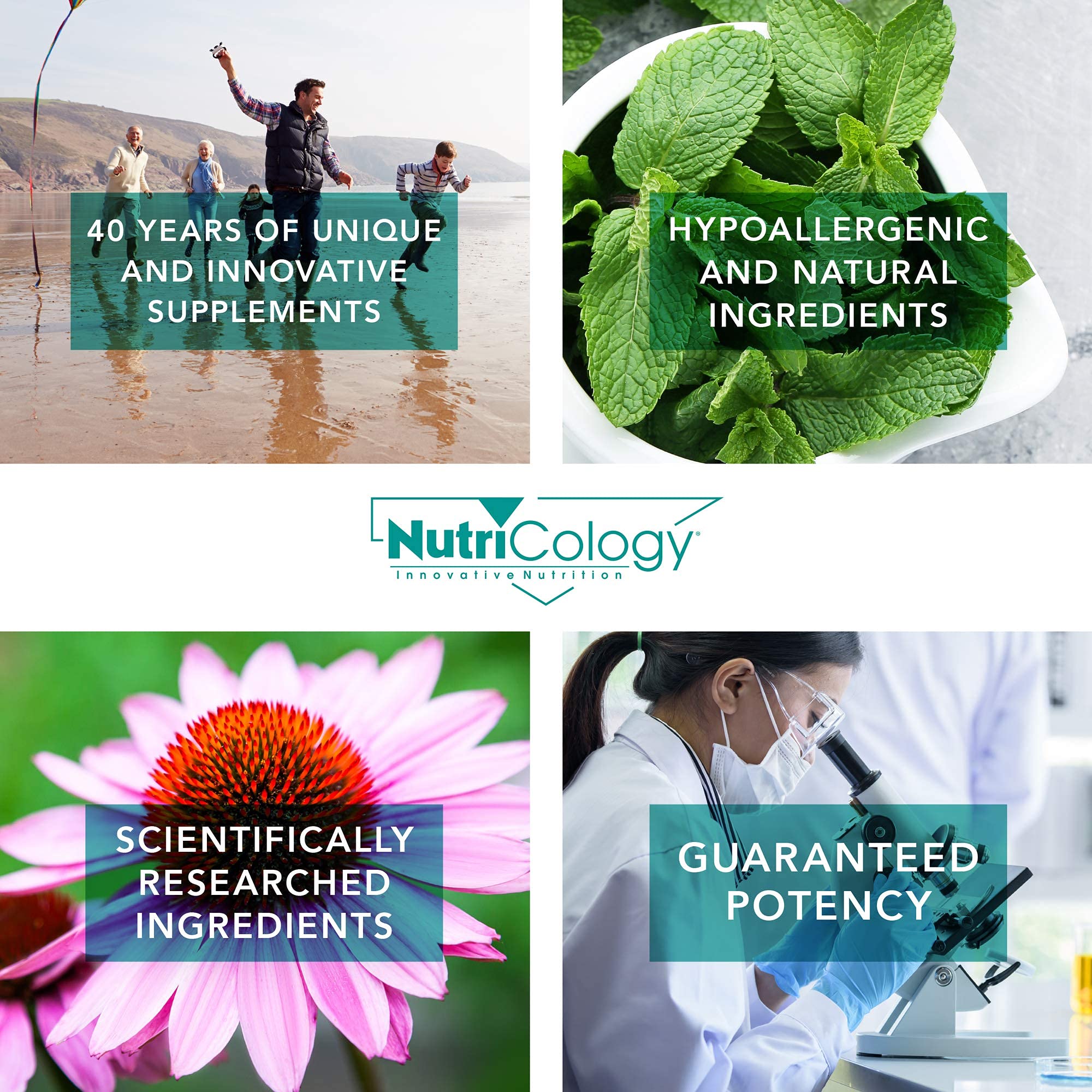 Allergy Research Group NutriCology: emballage du produit prêt à l'emploi