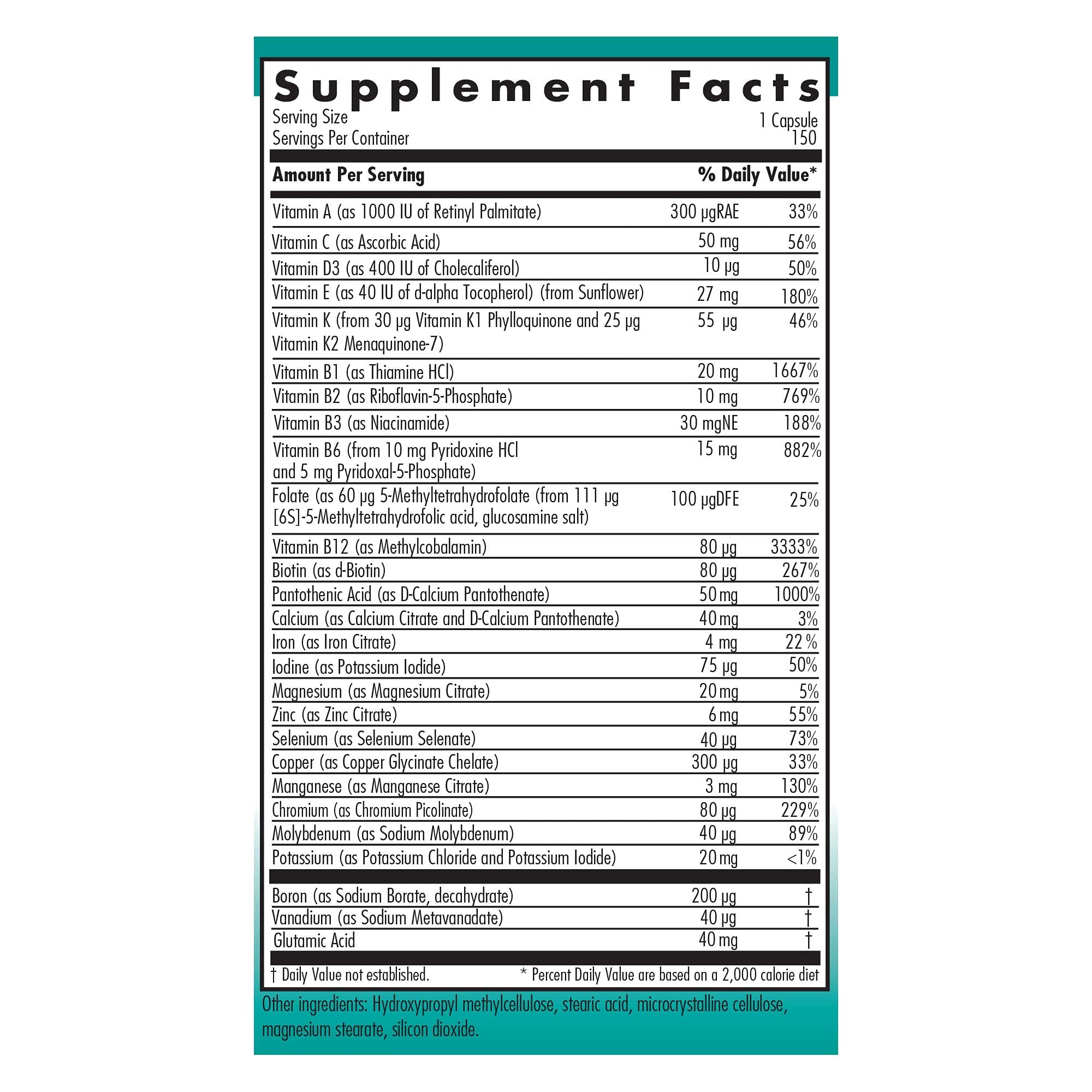Nutricology Multi-Vi-Min – capsules prêtes pour l'apport nutritionnel quotidien