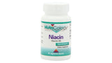 Nutricology Niacin – capsules sur bouteille, soutien potentiel du métabolisme énergétique.