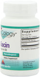 Nutricology Niacin – étiquette claire, informations sur la formulation et la qualité.