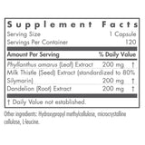 Nutricology Phyllanthus Complex gélules: formulation végétarienne pratique pour la santé hépatique.