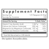 Nutricology poudre vitamine C bufferisée, cheveux, peau et ongles potentiellement sains.