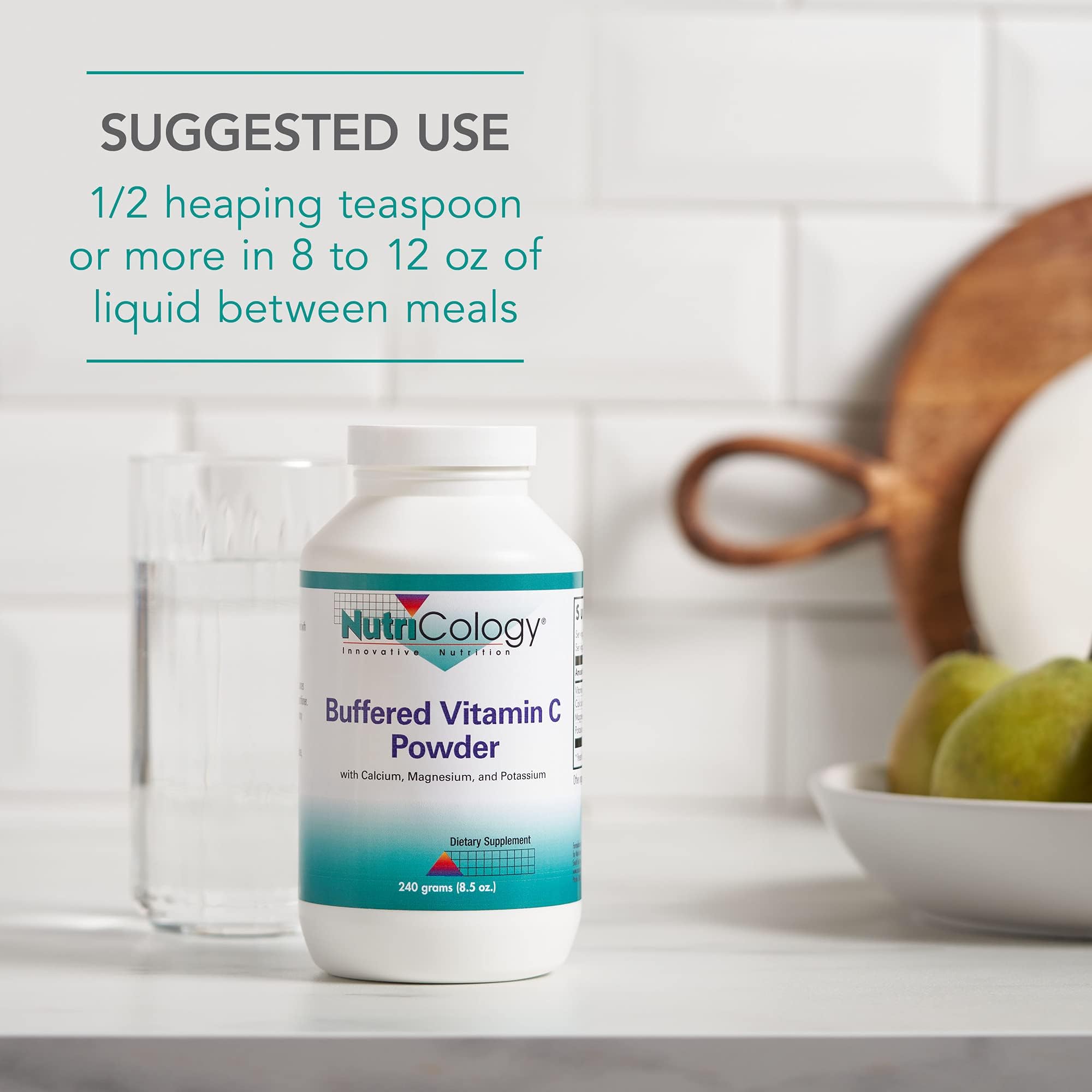Nutricology hypoallergénique depuis 1979 — poudre vitamine C bufferisée.
