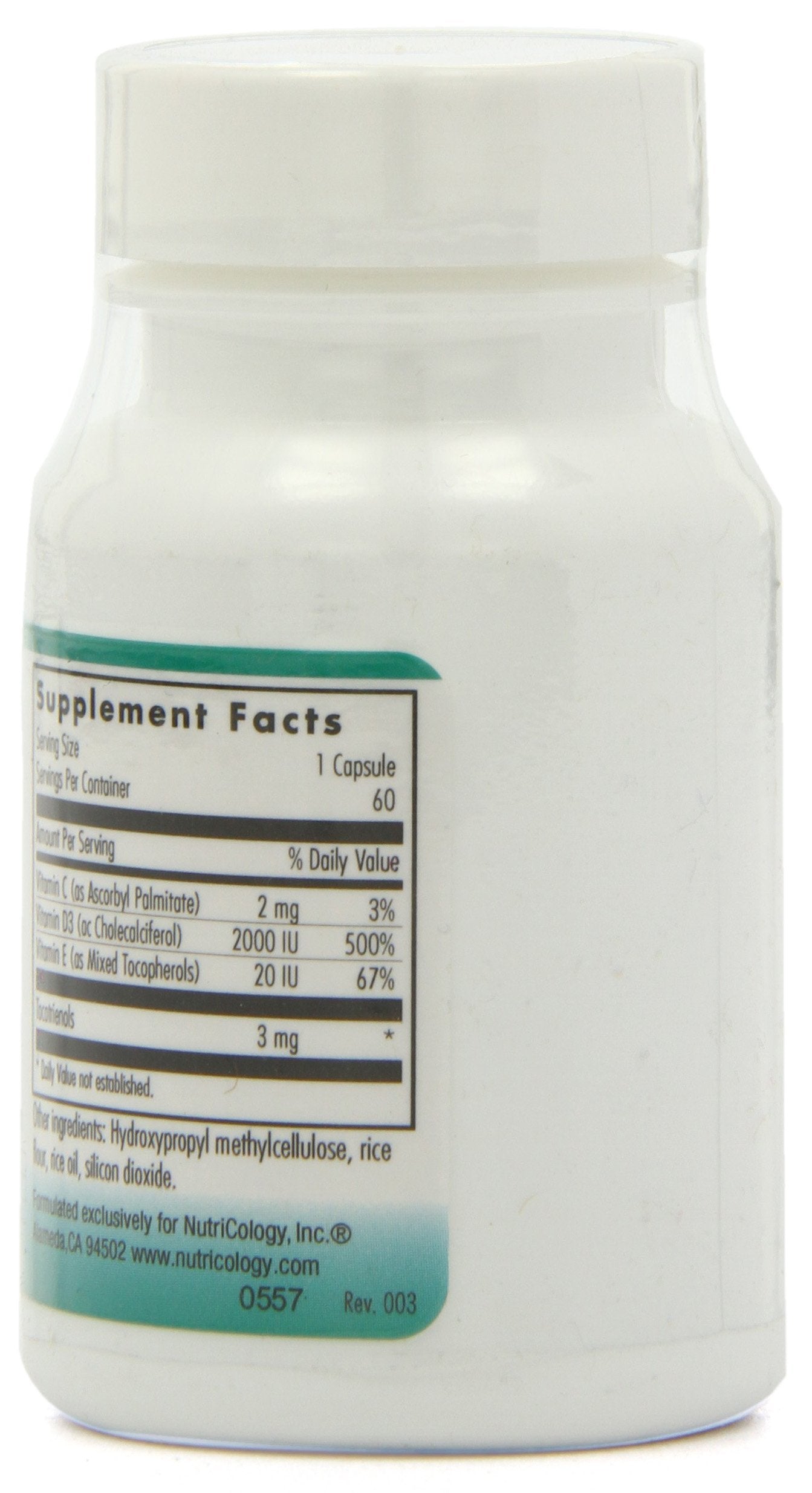 Allergy Research Group NutriCology Super D3 – capsules: dose quotidienne pratique et biodisponible