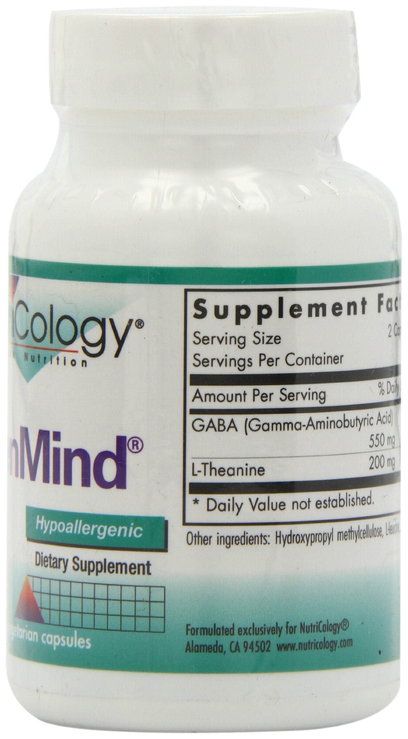 Nutricology ZenMind — Capsules végétariennes faciles à intégrer