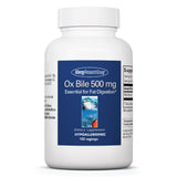 ARG Ox Bile 500 mg – flacon: soutien potentiel à la digestion des graisses.