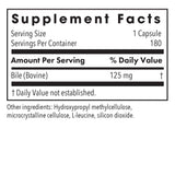 Allergy Research Group Oxbile 125 mg — emballage extérieur pratique pour une supplémentation régulière.