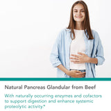 Allergy Research Group Pancreas Natural Glandular – etiquette claire pour traçabilité et pureté.