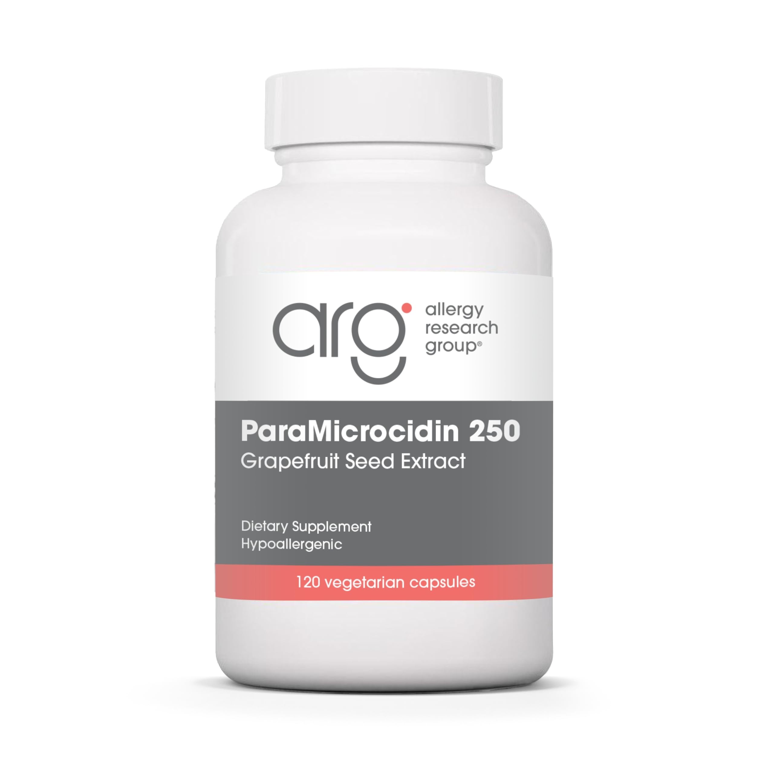 Allergy Research Group ParaMicrocidin 250 – capsules végétariennes pour un soutien métabolique potentiel.