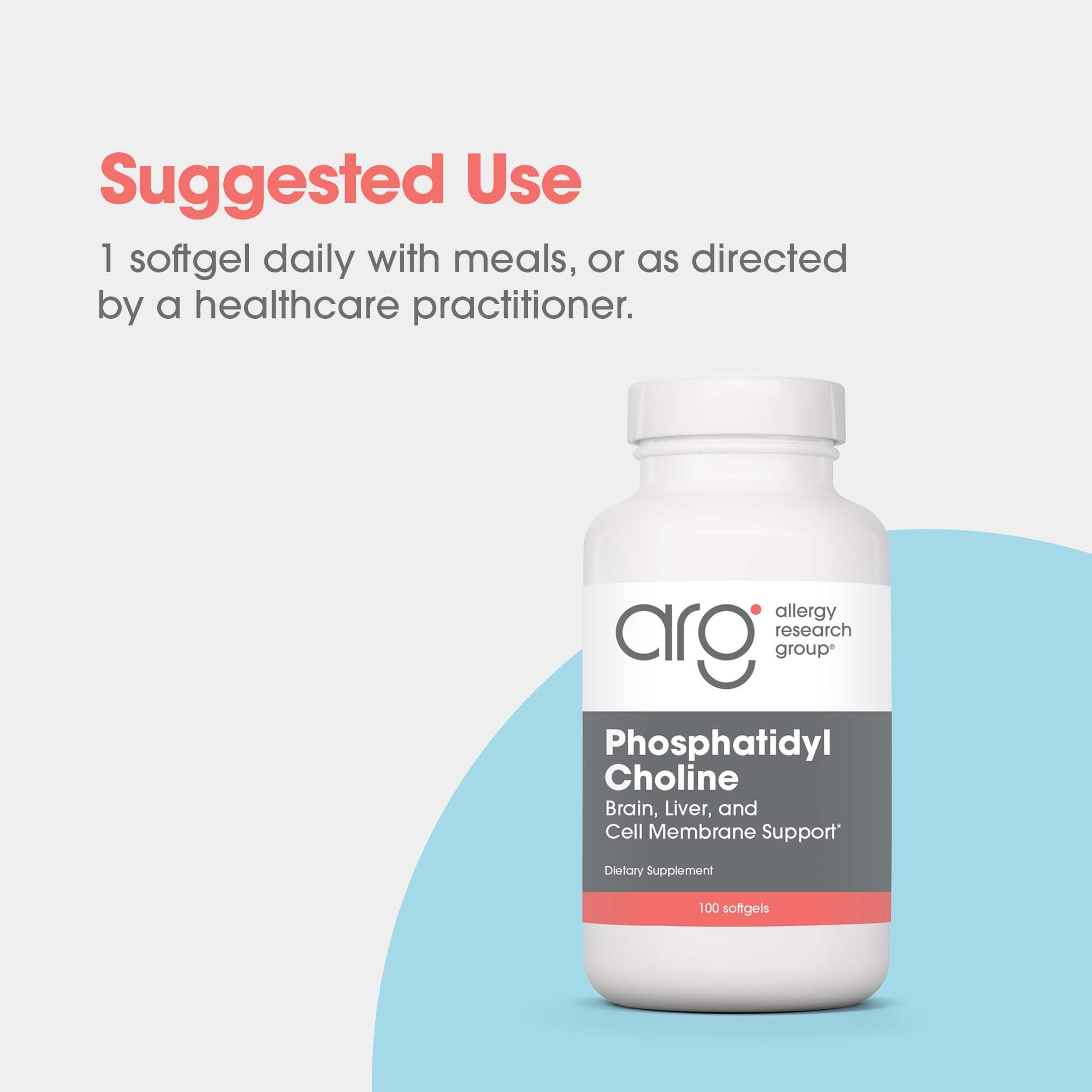 Allergy Research Group Phosphatidylcholine – ingrédients hypoallergéniques pour certaines sensibilités