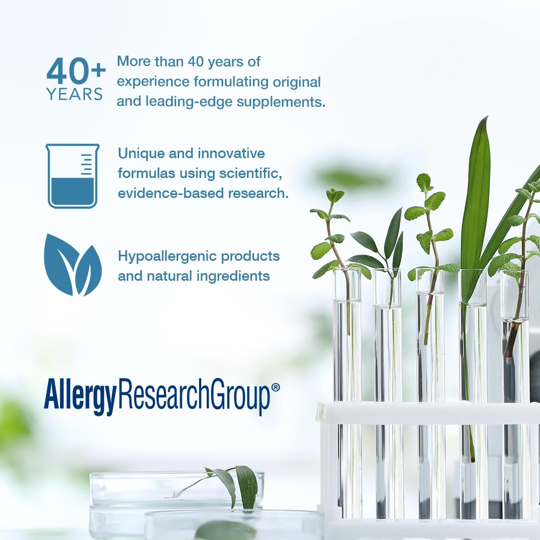 PhytoCort d'Allergy Research Group – boîte et emballage faciles à stocker.
