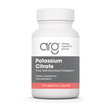 Allergy Research Group Potassium Citrate en bouteille : soutien électrolytique quotidien.
