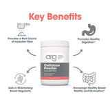 Allergy Research Group Poudre cellulose microcristalline – mélange neutre pour boissons et shakes.