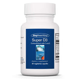 Allergy Research Group Super D3: bouteille de capsules soutenant les os et l'immunité