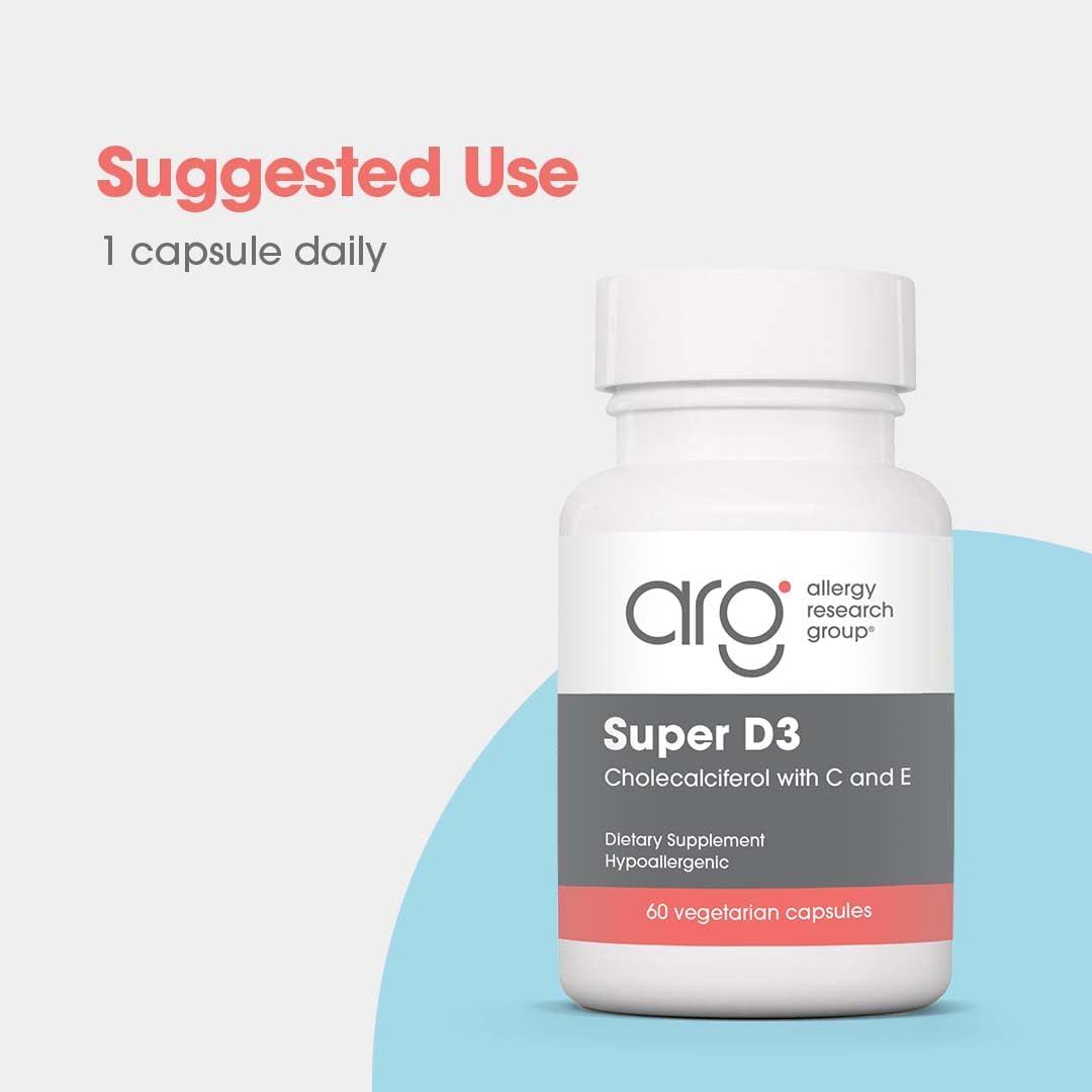 Allergy Research Group Super D3: composition vitamines C et E