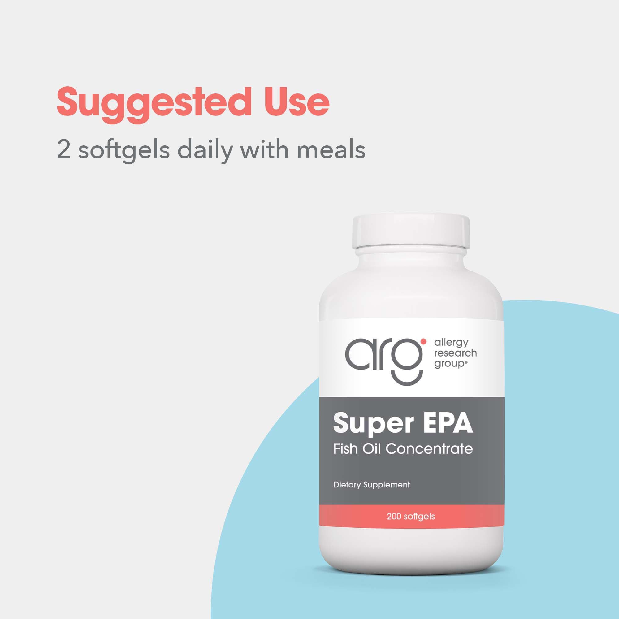Allergy Research Group Super EPA, test de pureté et absence de métaux lourds.